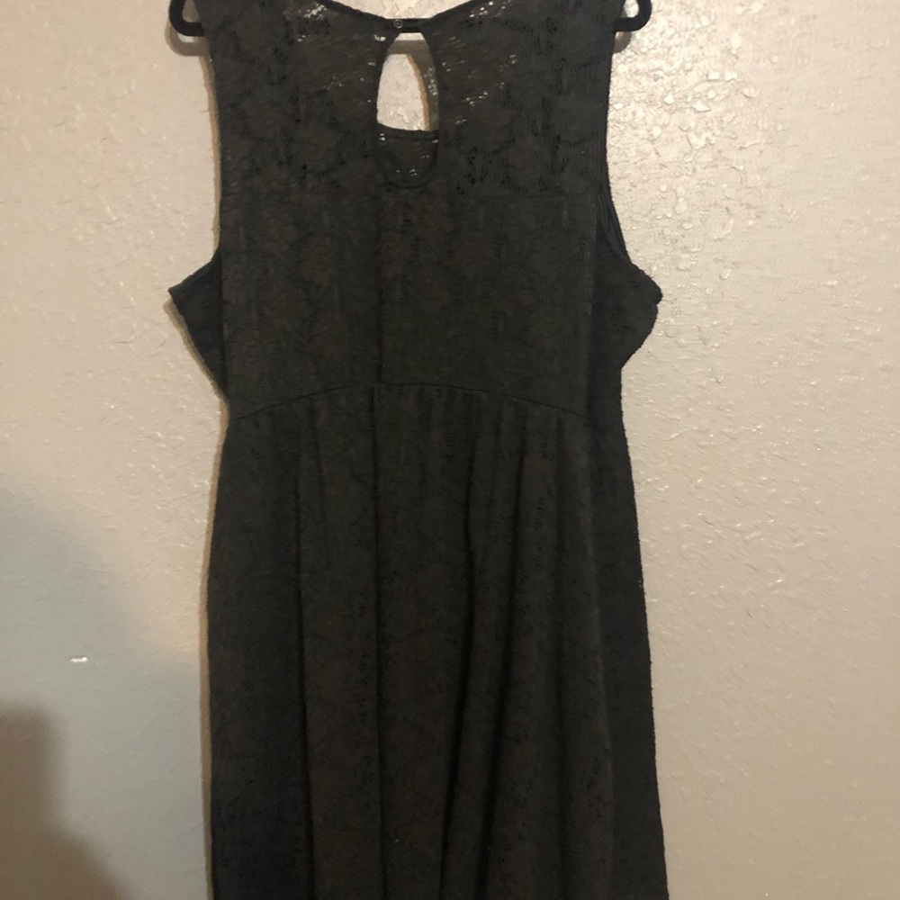 Maurices Black Lace Knee-Length Dress
